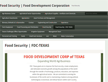 Tablet Screenshot of fdc-texas.com